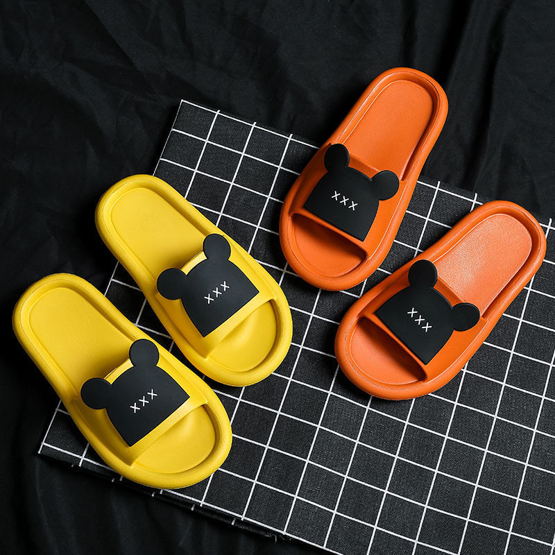 Summer Slippers Women Wear Bathroom Bath Non-Slip Home Household Couples Indoor Cartoon Cute Sandals And Slippers To Go Out image 12
