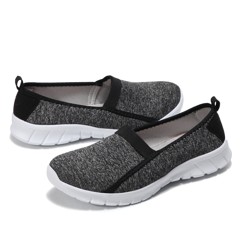 Summer Shallow Mouth Couple One Pedal Middle-Aged And Elderly Walking Shoes Cloth Shoes Women's Mother Shoes image 4