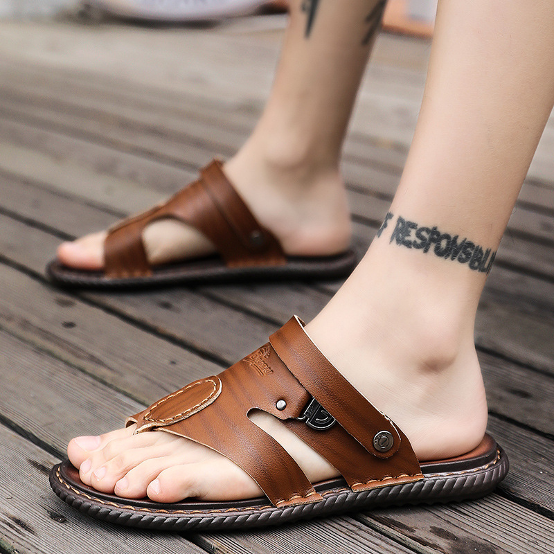 Summer Flip-Flops Men's 46 47 Korean Version Flip-Flops Daily Sandals Youth Casual Beach Shoes image 7