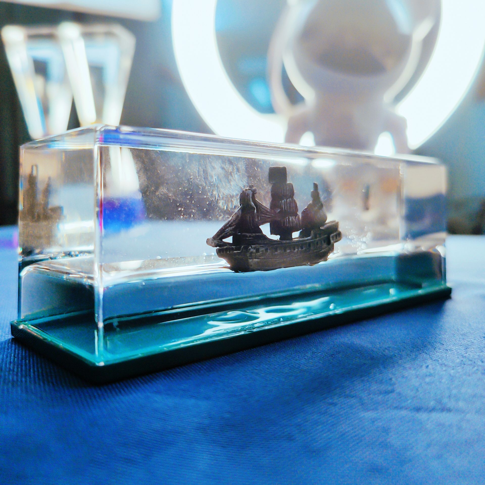 Ship in a bottle - Black Pearl, pirate ship in the bottle