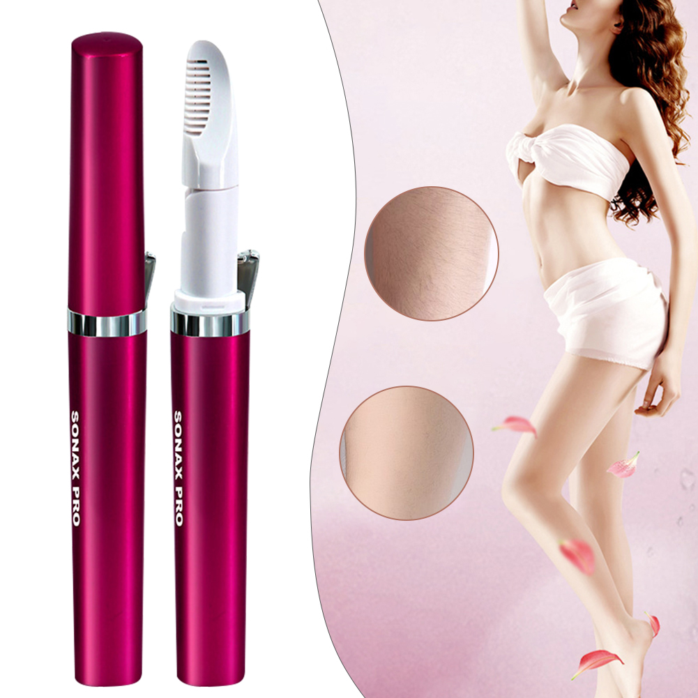 Slim metallic trimmer ready for portable personal care