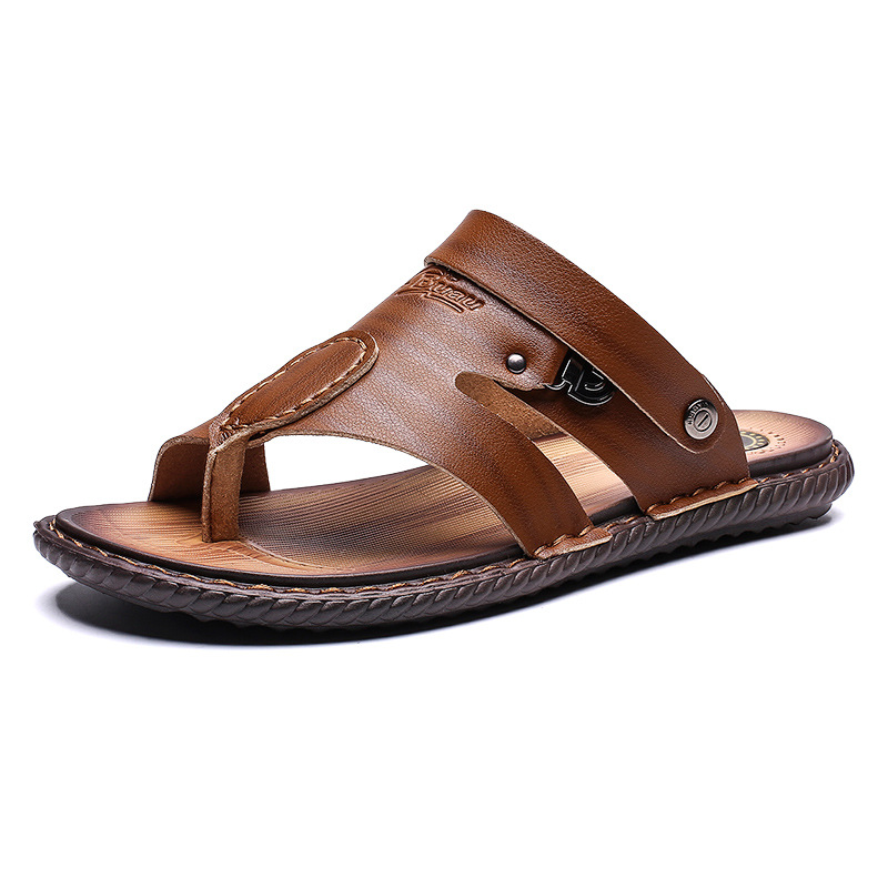 Summer Flip-Flops Men's 46 47 Korean Version Flip-Flops Daily Sandals Youth Casual Beach Shoes