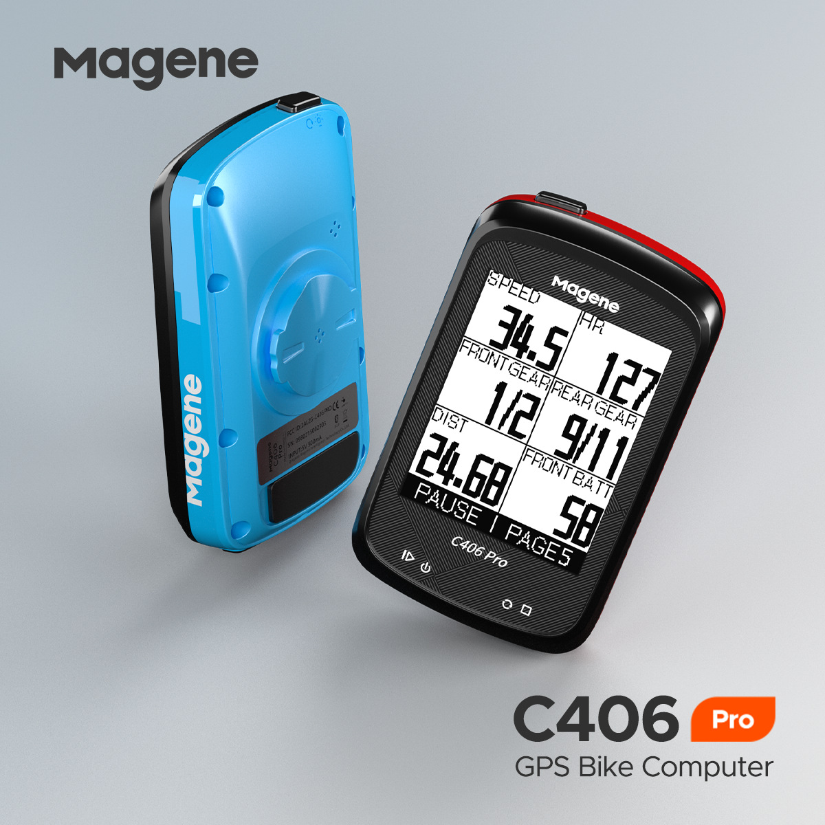 Magene Mckin C406pro Bicycle Wireless Smart Stopwatch English Version GPS Speed Monitoring Riding