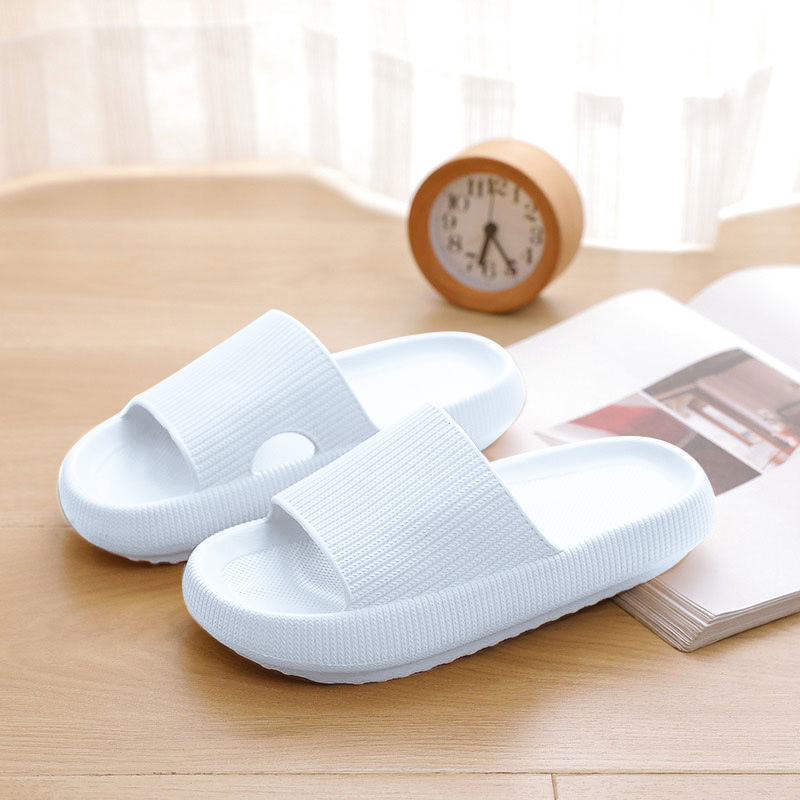 Thick-Soled Slippers Women's Summer Indoor And Outdoor Anti-Slip Home Home Bathroom Bath Couple Men's Heightening Sandals And Slippers image 3
