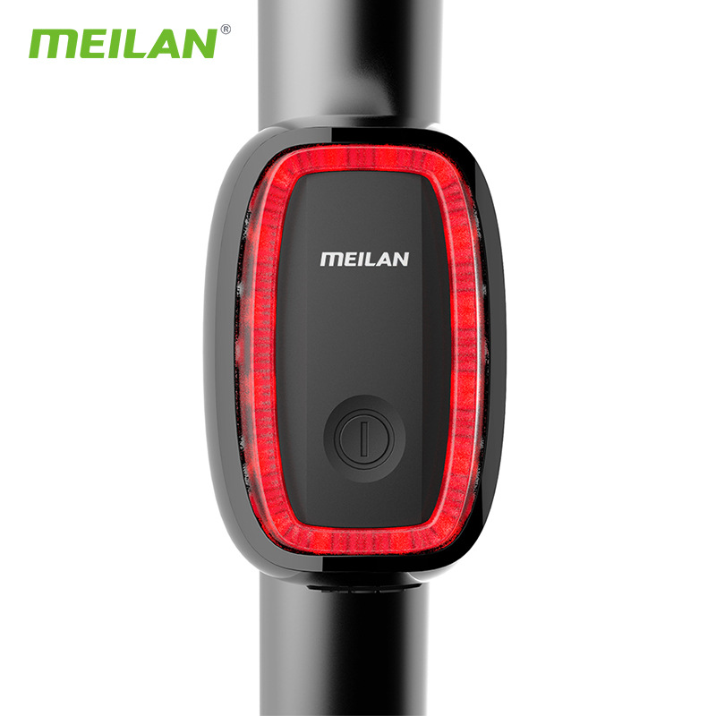 Bicycle Intelligent Brake Tail Light X6 Brake Induction 7-Speed Flashing Riding Warning Night Riding
