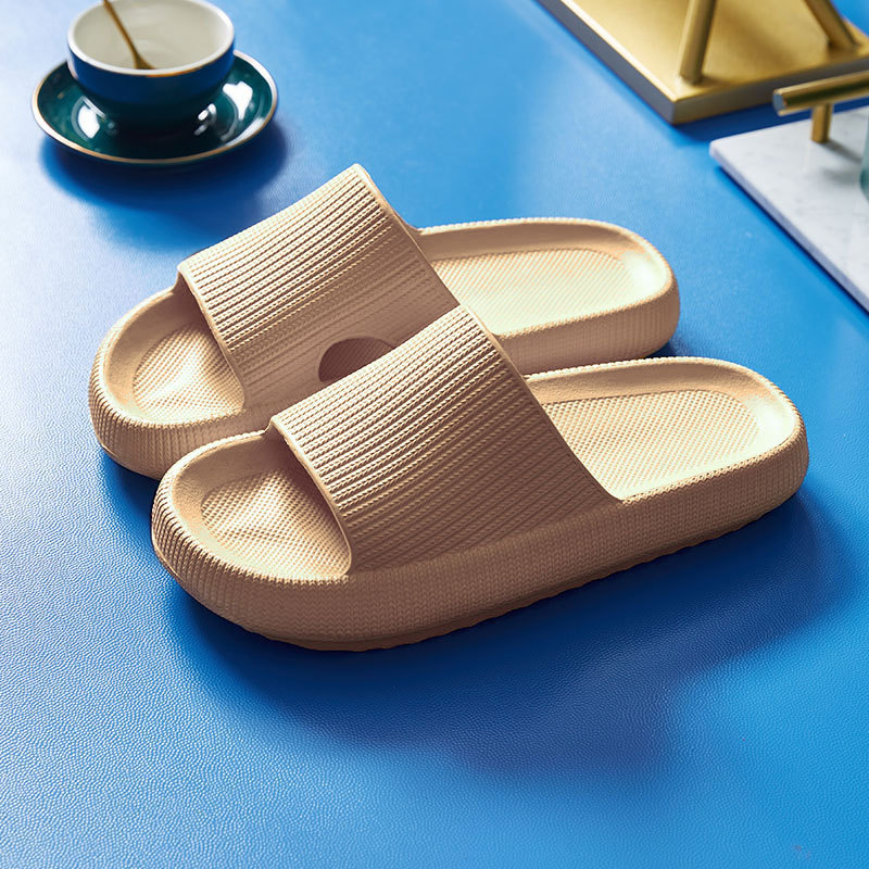 Thick-Soled Slippers Women's Summer Indoor And Outdoor Anti-Slip Home Home Bathroom Bath Couple Men's Heightening Sandals And Slippers image 5