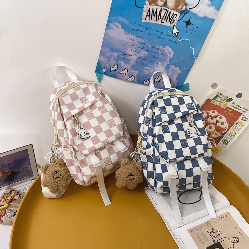 Can Be Installed Pad Tablet Large Capacity Chest Bag New Student Personality School Bag Lightweight