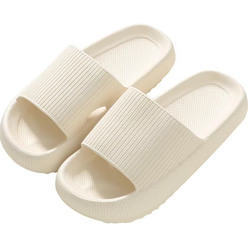 Thick-Soled Slippers Women's Summer Indoor And Outdoor Anti-Slip Home Home Bathroom Bath Couple Men's Heightening Sandals And Slippers