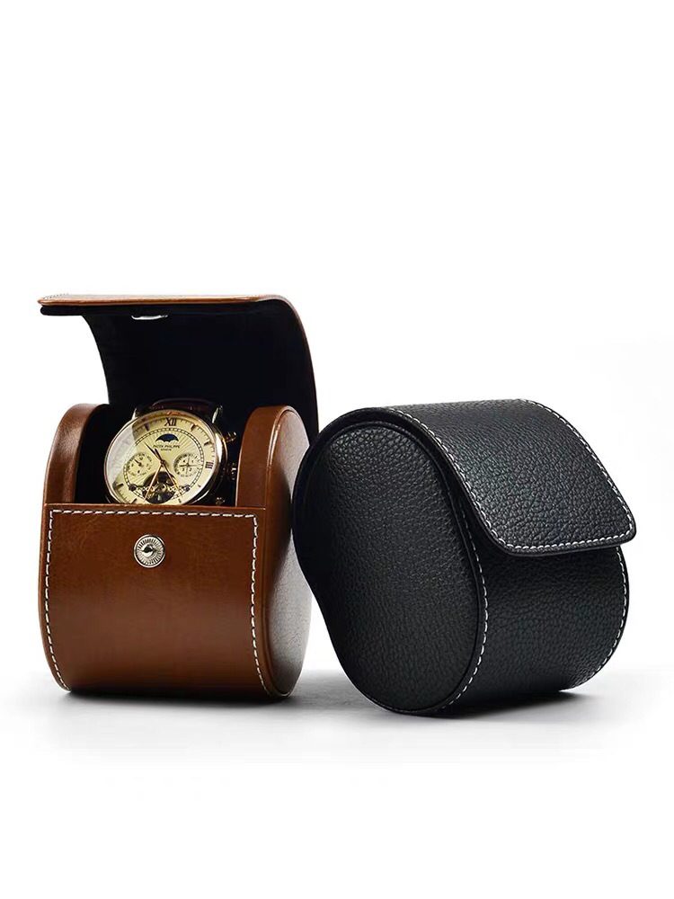 High-End Snaps Portable Travel Watch Box Single Watch Box Box Storage Bag