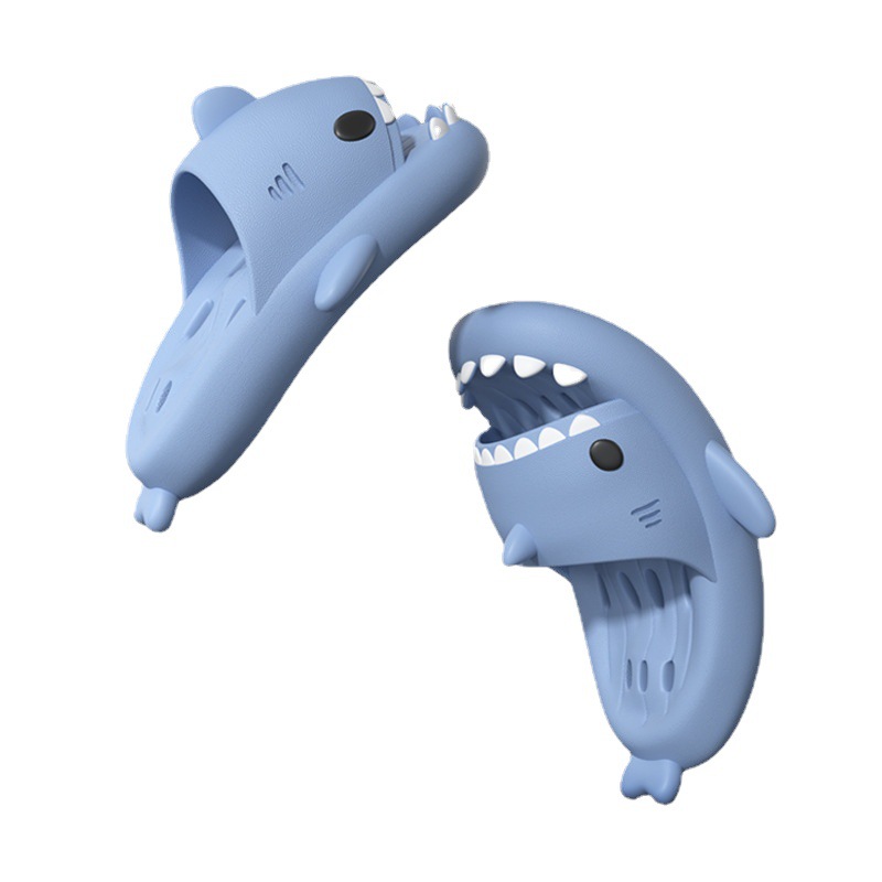 Shark Massage Bottom Slippers Adult Couple Non-Slip Bathroom Leaking Slippers Trend Outdoor Funny Home Cute Sandals image 10