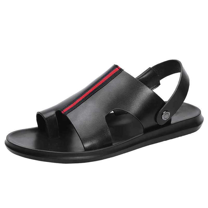 Men's Slippers Two-Permeable Casual Shoes Trend Clip-On Beach Summer Soft Surface Outdoor Sandals And Slippers
