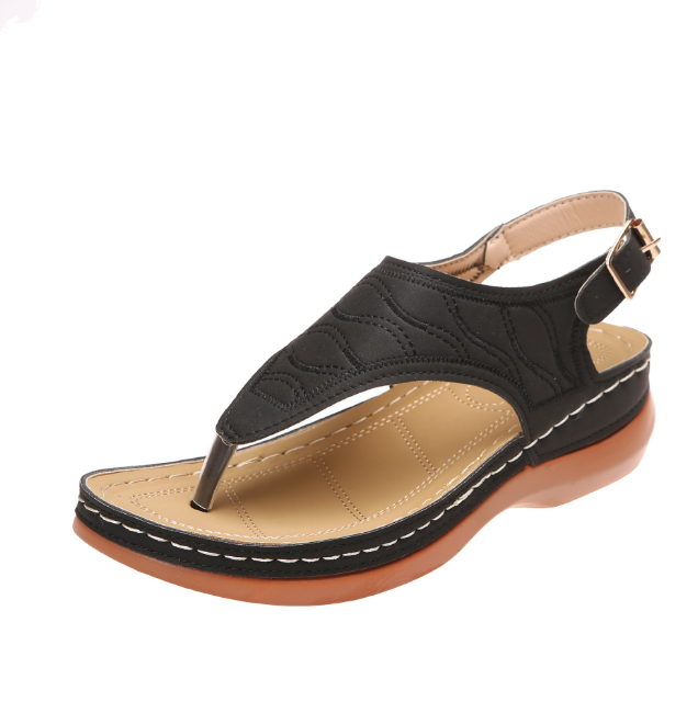 Roman Style One Word Buckle Women's Sandals 43 Sandals image 6