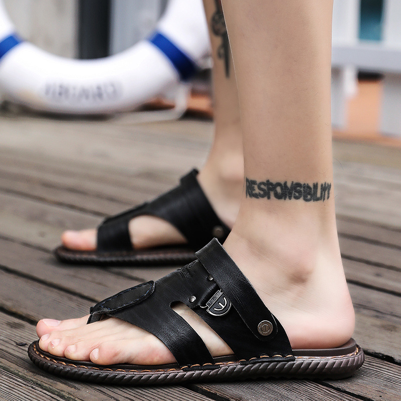 Summer Flip-Flops Men's 46 47 Korean Version Flip-Flops Daily Sandals Youth Casual Beach Shoes image 8