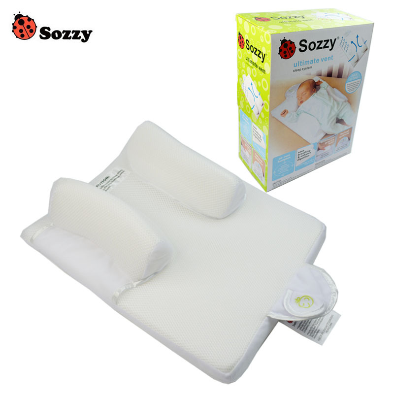 SOZZY Baby Sleep Pad Comfort Baby Pillow Stereotyped Pillow Sleep Anti-Turnover Anti-Spit Milk Bed