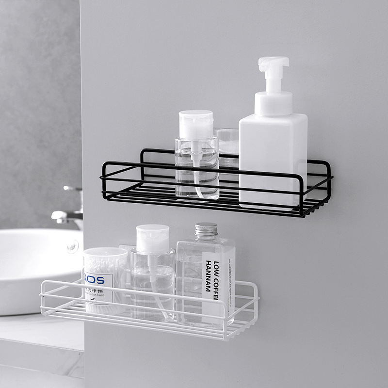 Bathroom Rack Toilet Punch-Free Iron Multi-Functional Kitchen Toilet Washstand Wall-Mounted Storage Rack