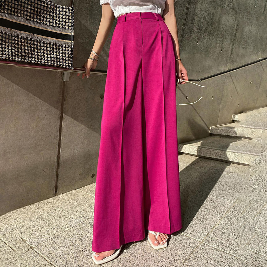 Summer New Loose Wide-Leg Pants Mopping Pants Casual Ladies All-Match Fashion Women's Commuter