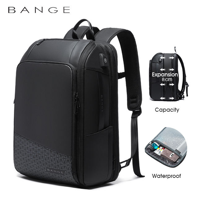 Backpack Business Casual Backpack Fashion Large Capacity USB Oxford Cloth Men's