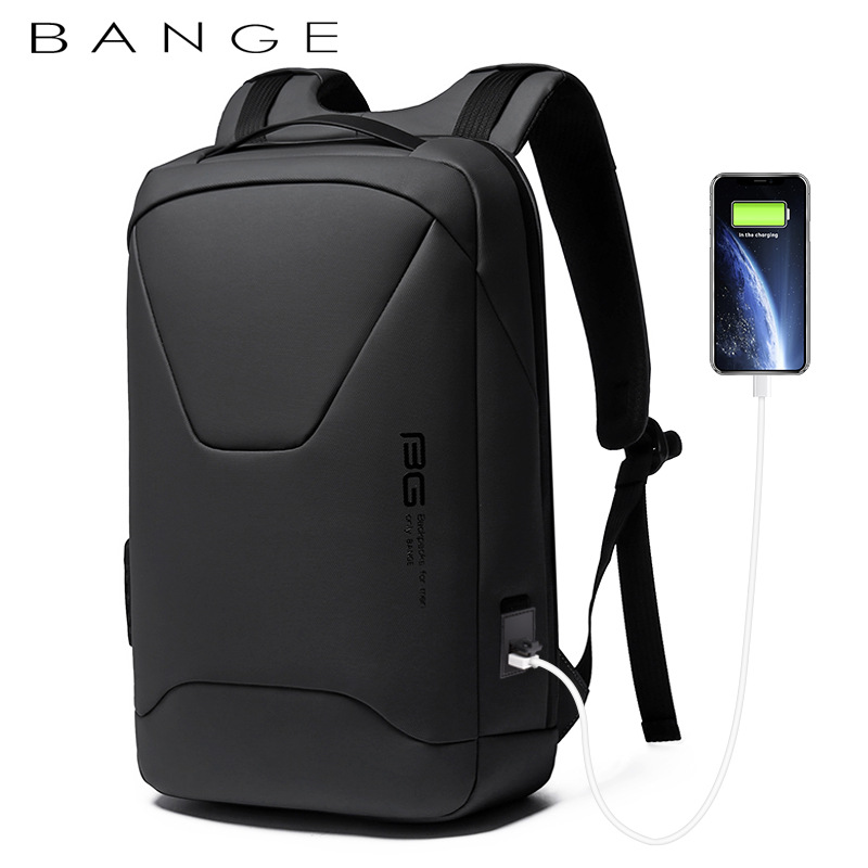Waterproof Backpack Men's Business Commuter Backpack USB Computer Bag