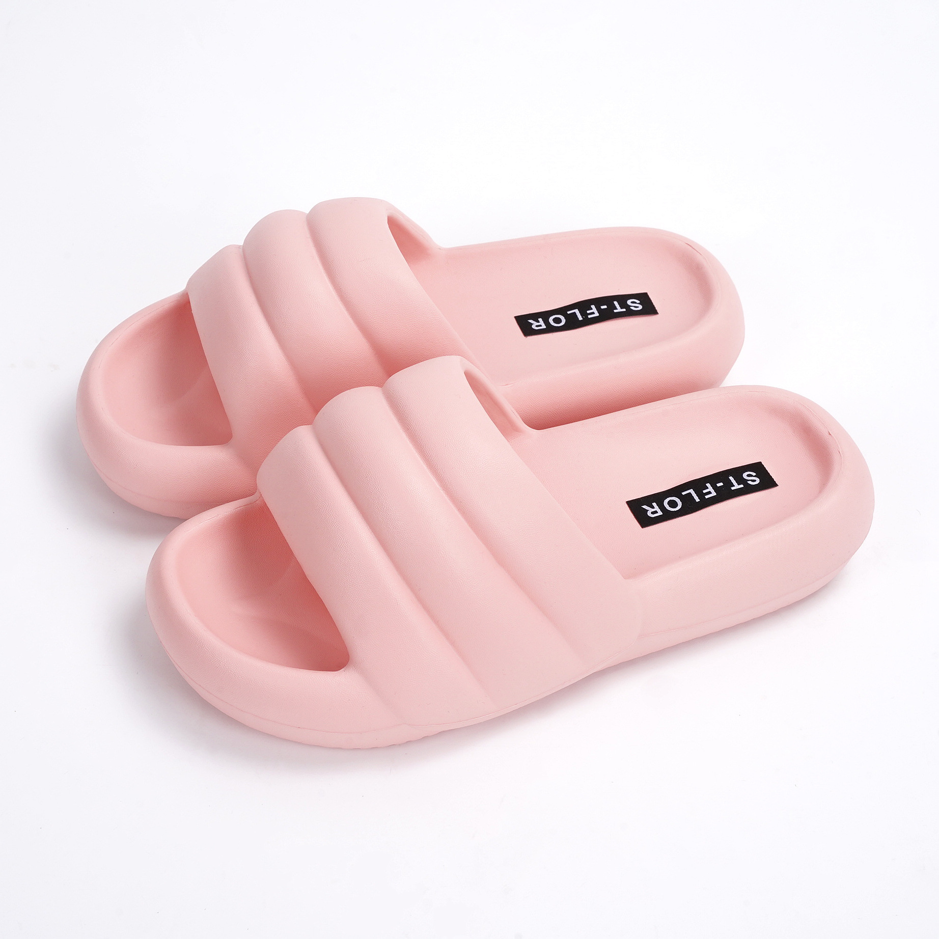 Step On Shit Slippers EVA Rubber Plastic Simple Leisure Home Men And Women Tide Slippers Flat Bottom Slippers Wear Slippers image 9