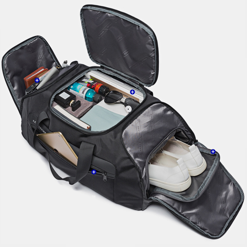 Cool Fashion Large Capacity Multi-Compartment Backpack Men's Backpack All-Match Outdoor Travel Bag
