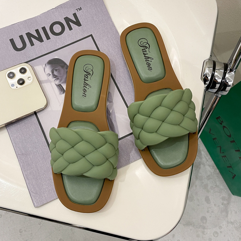 Style Sandals And Slippers Casual All-Match Non-Slip Flat Slipper Women's Outer Wear Sandals image 5