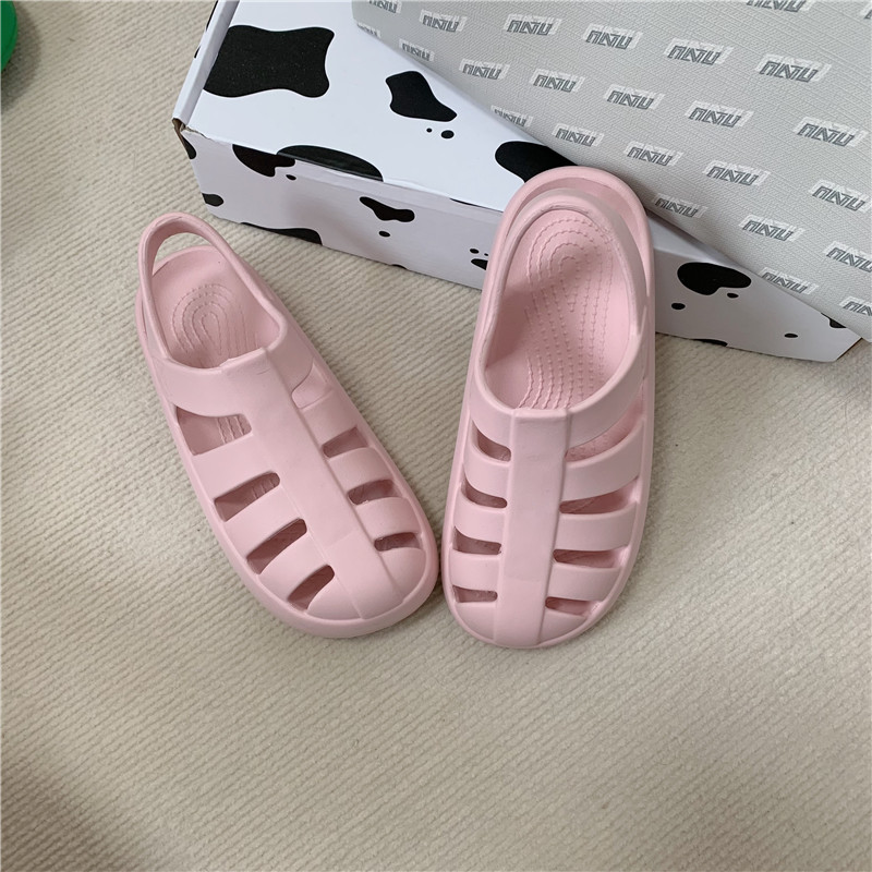 Roman Sandals Women's Outer Wear Sandals All-Match Thick Bottom Beach Sandals And Slippers image 5