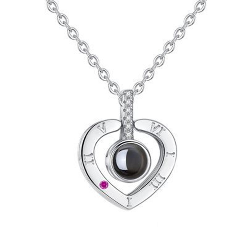 This unique necklace features a romantic message that can be read in 100 different languages, allowing the wearer to express their love in a truly special way. It is made of premium-grade materials and is hypoallergenic, making it a safe and luxurious gift for the special someone in your life.