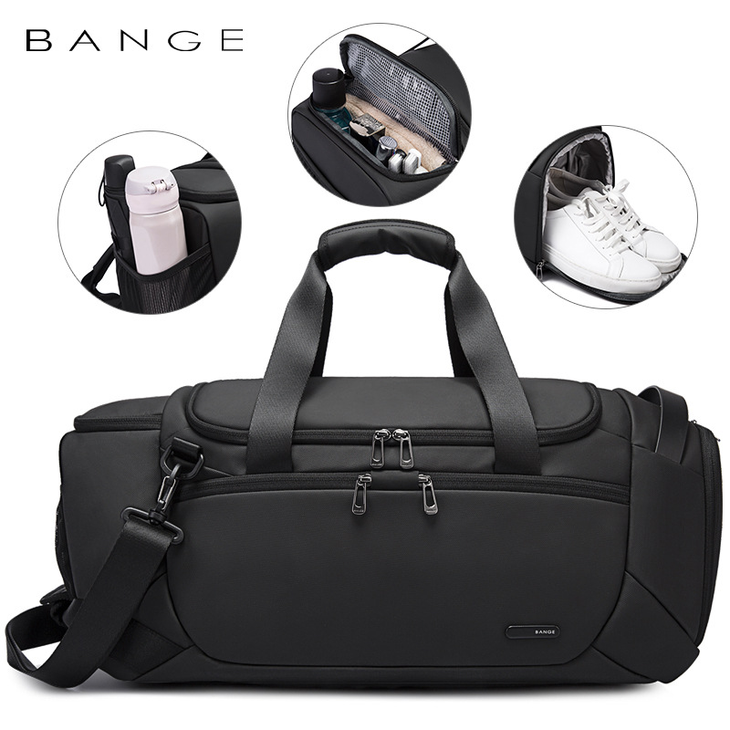 Men's Travel Leisure Fitness Bag Multi-Functional Outdoor Diagonal Bag Dry And Wet Separation