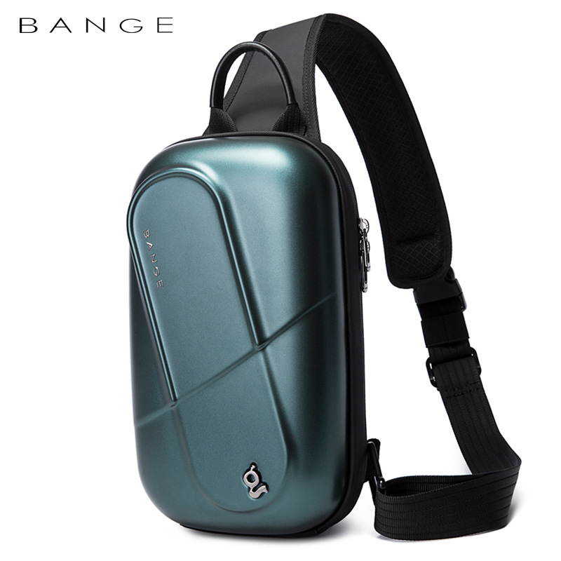 Shoulder Bag Men's Messenger Bag Sports Chest Bag Hard Shell Waterproof Men's Bag Sling Bag