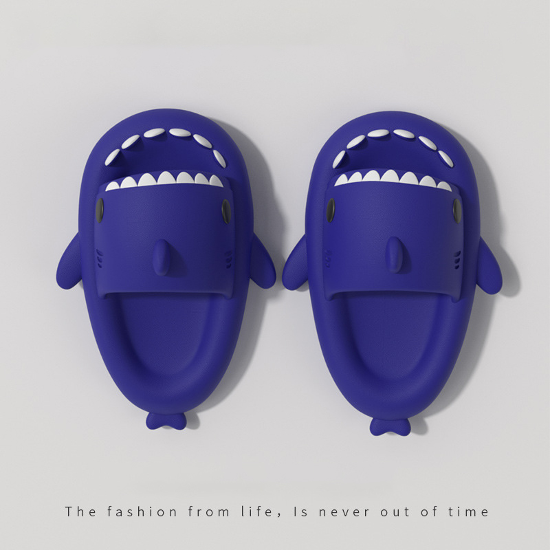 Thick-Soled Shark EVA Slippers Home Children's Non-Slip Soft-Soled Baby Sandals Indoor Sandals And Slippers Summer image 3
