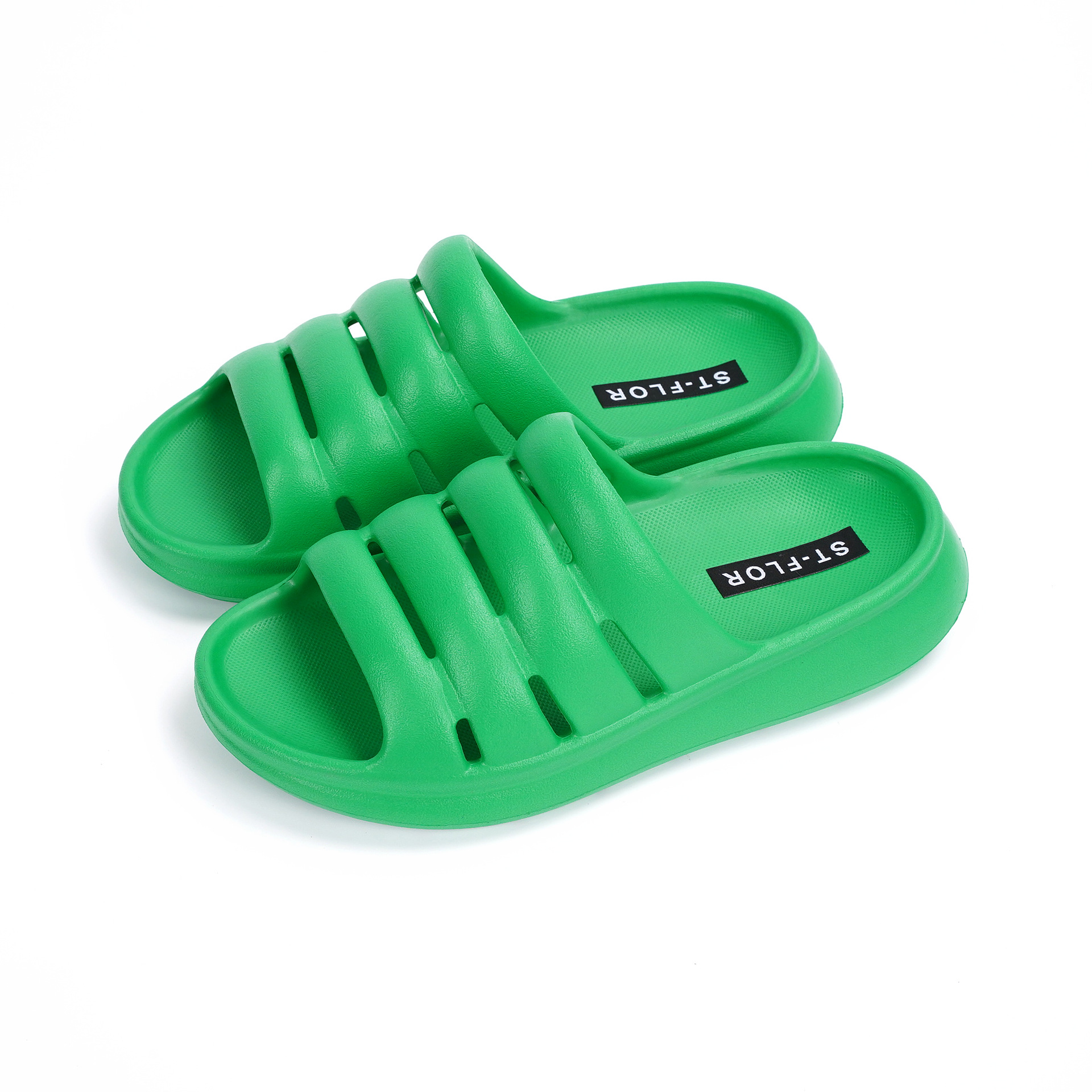 EVA Rubber And Plastic Slippers Casual Flat Bottom Couple Trend Shoes Men And Women Slippers Outer Wear image 4