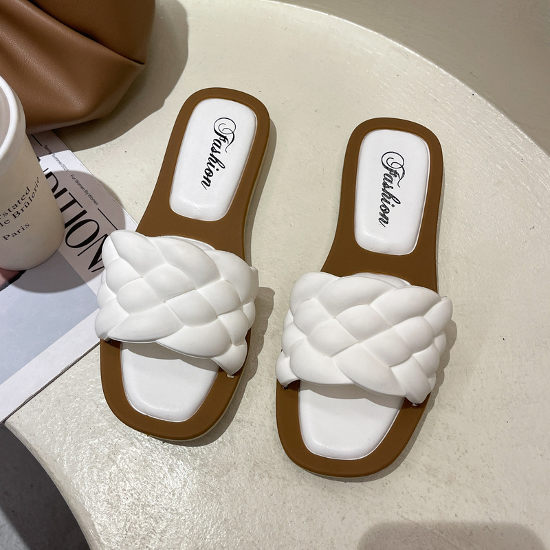 Style Sandals And Slippers Casual All-Match Non-Slip Flat Slipper Women's Outer Wear Sandals image 8