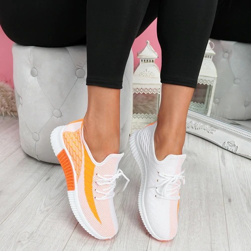 Summer Shoes Casual Breathable Running Sneakers Flying Shoes Women's Sports Shoes image 5