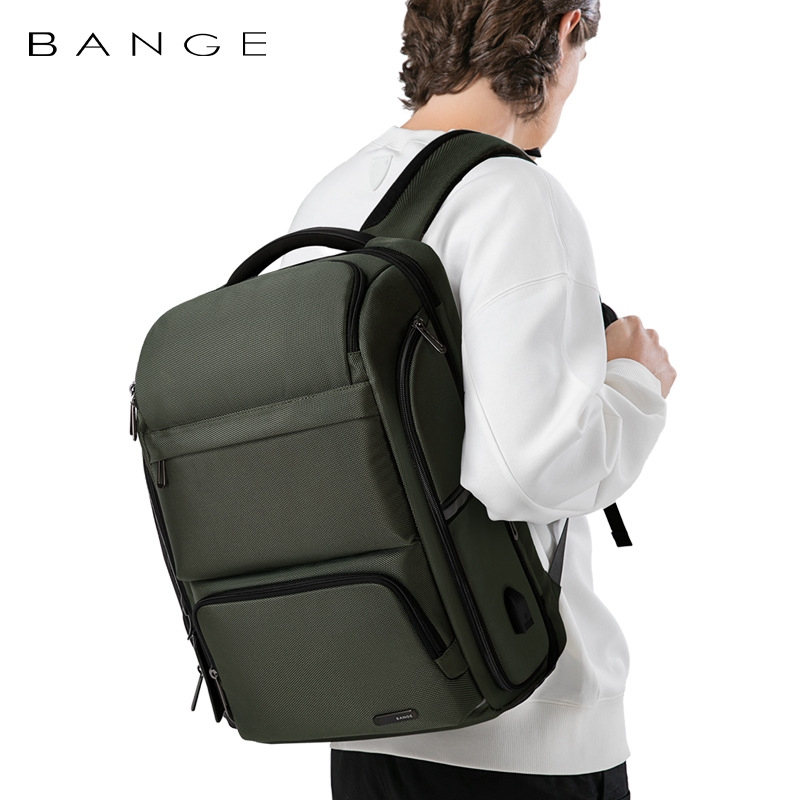 Men's Backpack Business Backpack Multi-Functional Travel Computer Bag Large Capacity Expandable
