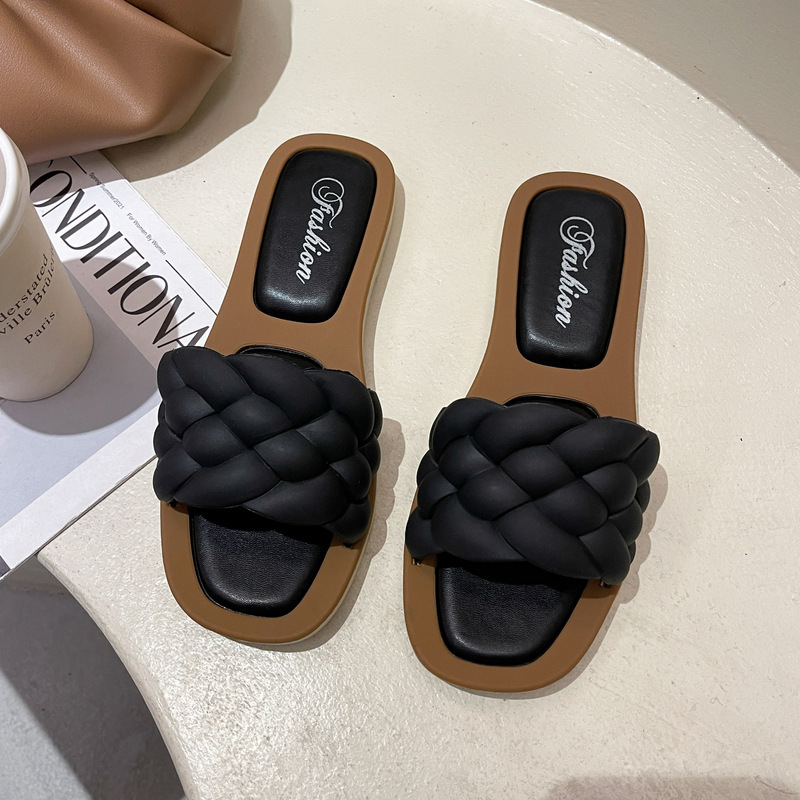Style Sandals And Slippers Casual All-Match Non-Slip Flat Slipper Women's Outer Wear Sandals image 7