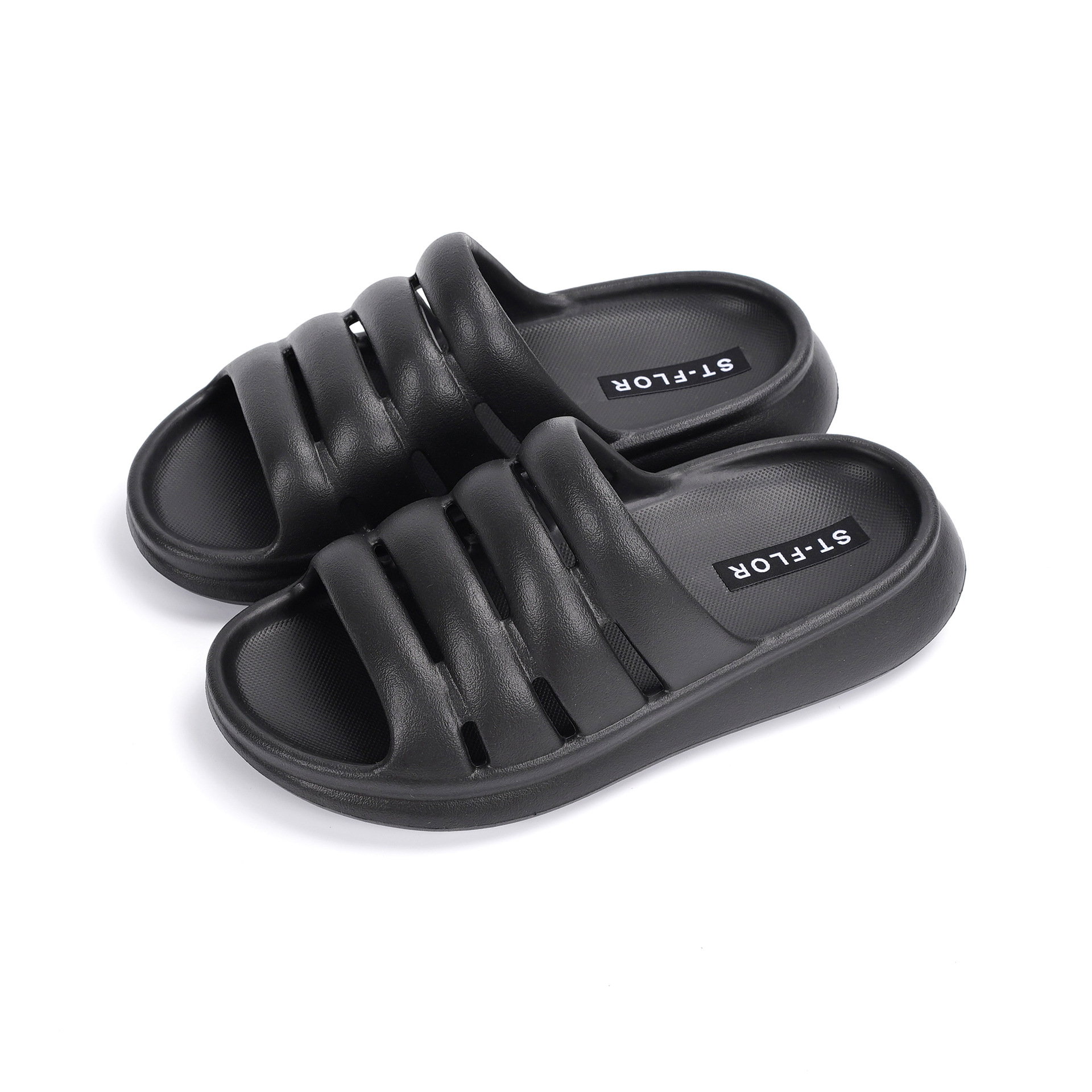 EVA Rubber And Plastic Slippers Casual Flat Bottom Couple Trend Shoes Men And Women Slippers Outer Wear image 6
