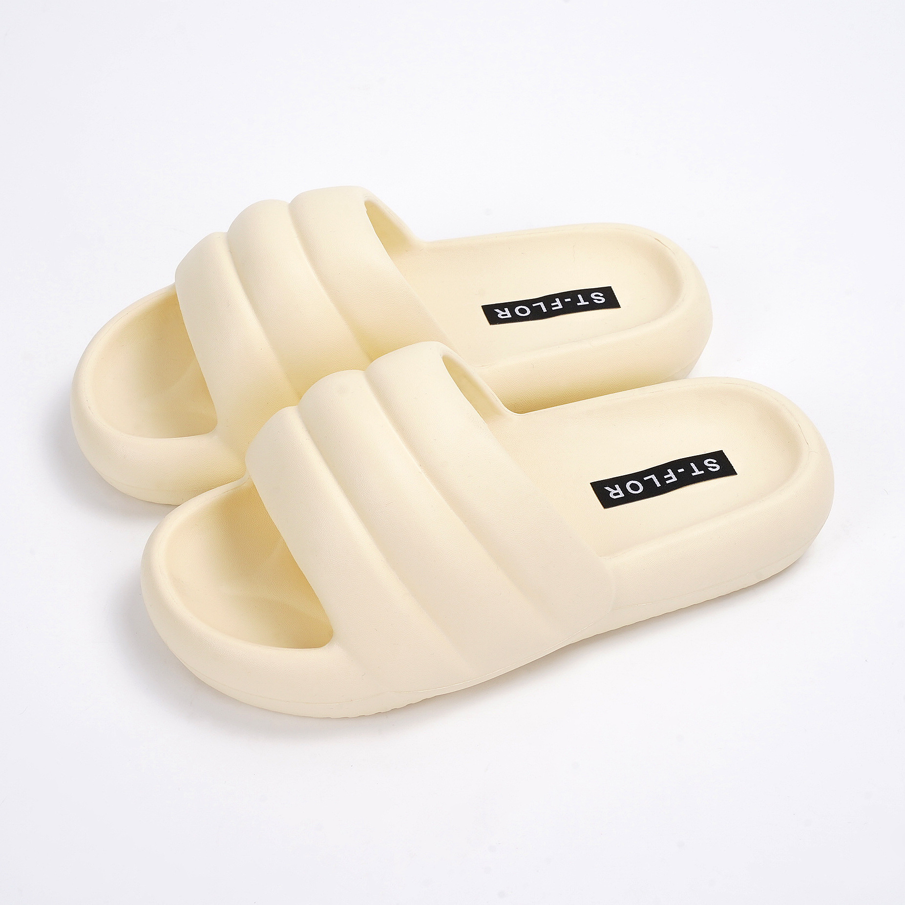 Step On Shit Slippers EVA Rubber Plastic Simple Leisure Home Men And Women Tide Slippers Flat Bottom Slippers Wear Slippers image 7