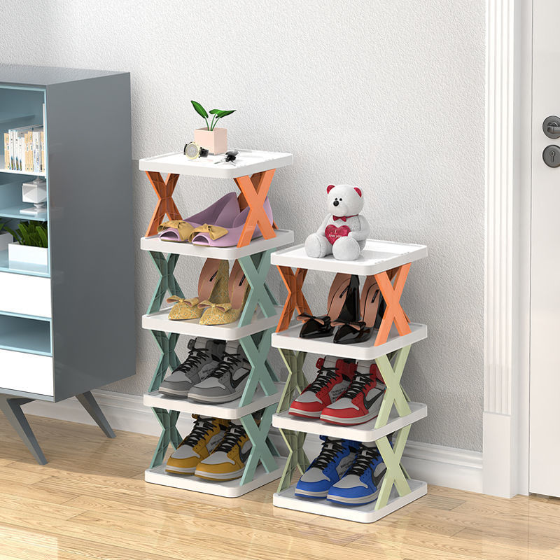 Korean Style Simple Creative Shoe Rack Door Front Dormitory Bathroom Bathroom Multi-Layer Simple Storage Shoe Cabinet