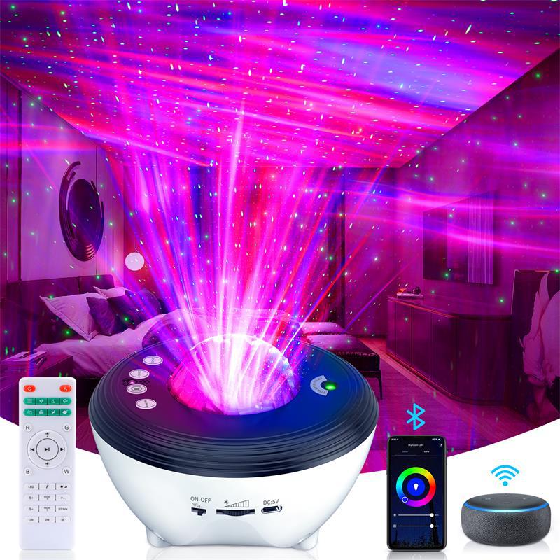 Atmosphere Light Cornucopia Music Northern Lights Star Light White Noise Laser Bluetooth Music Star