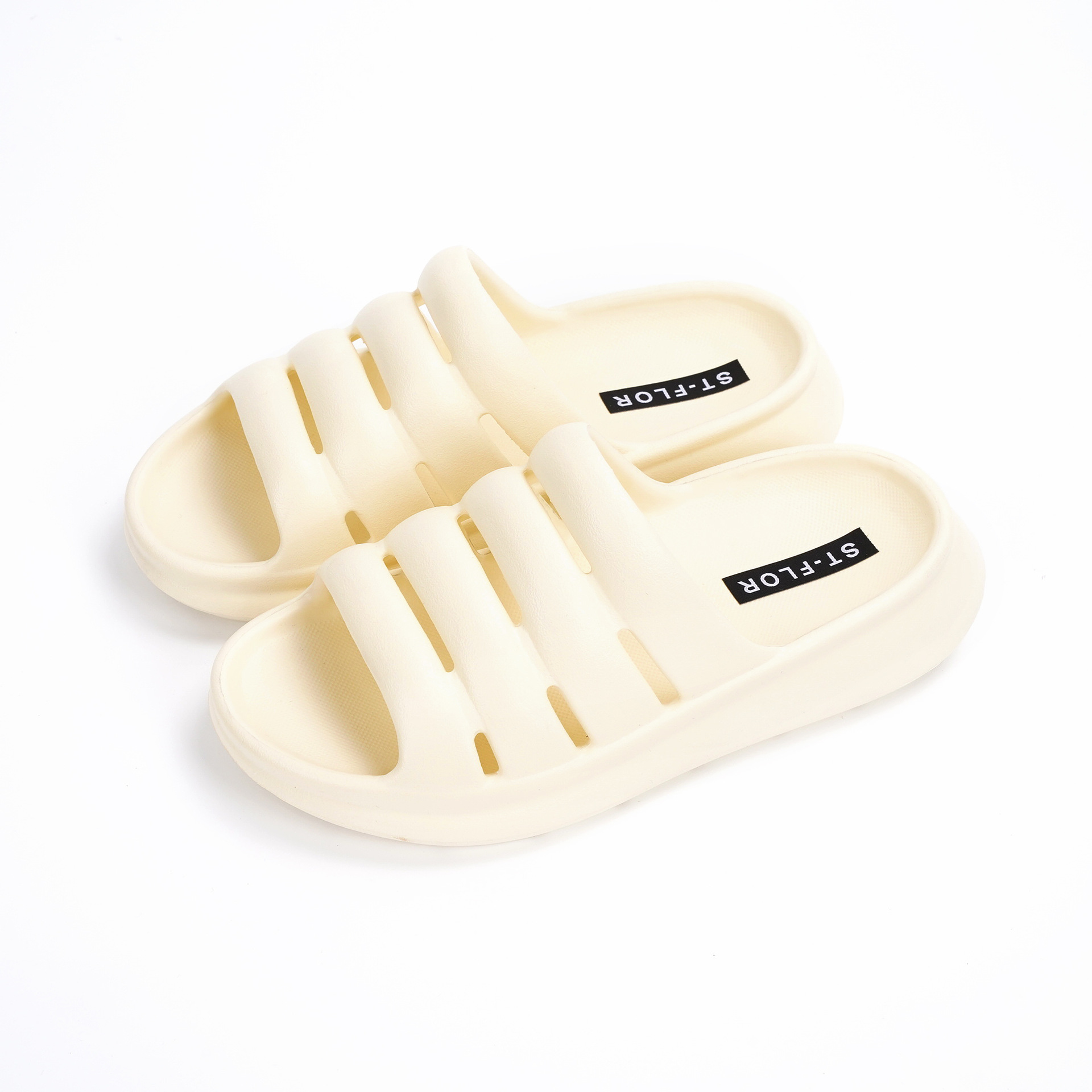 EVA Rubber And Plastic Slippers Casual Flat Bottom Couple Trend Shoes Men And Women Slippers Outer Wear image 3