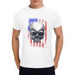 Gildan - Men's Heavy Cotton T-Shirt - 8000(White)(One Side Printing)（Made in USA，Ships to USA Only）