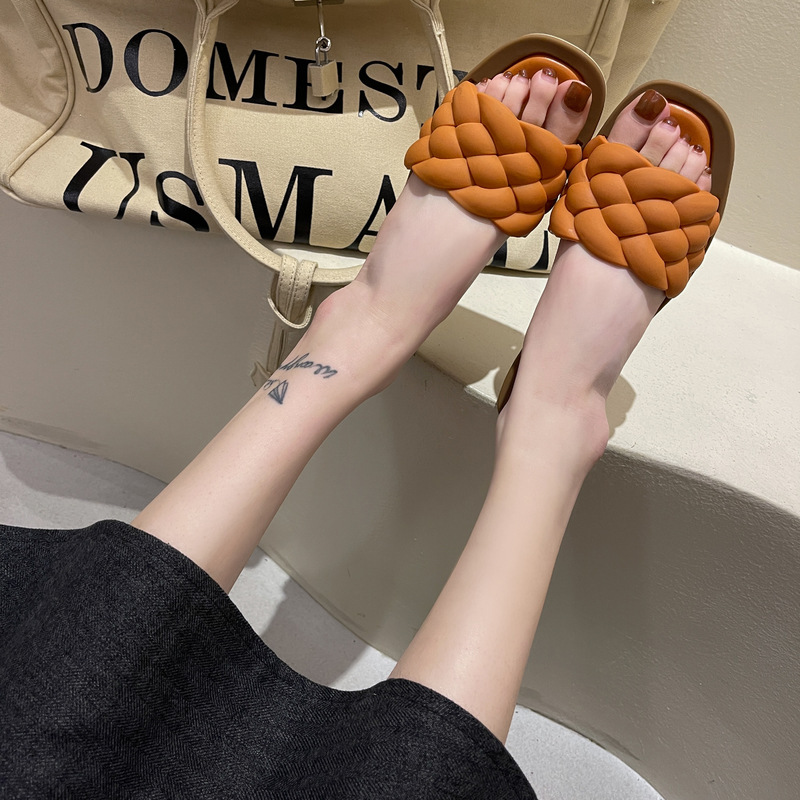 Style Sandals And Slippers Casual All-Match Non-Slip Flat Slipper Women's Outer Wear Sandals image 6