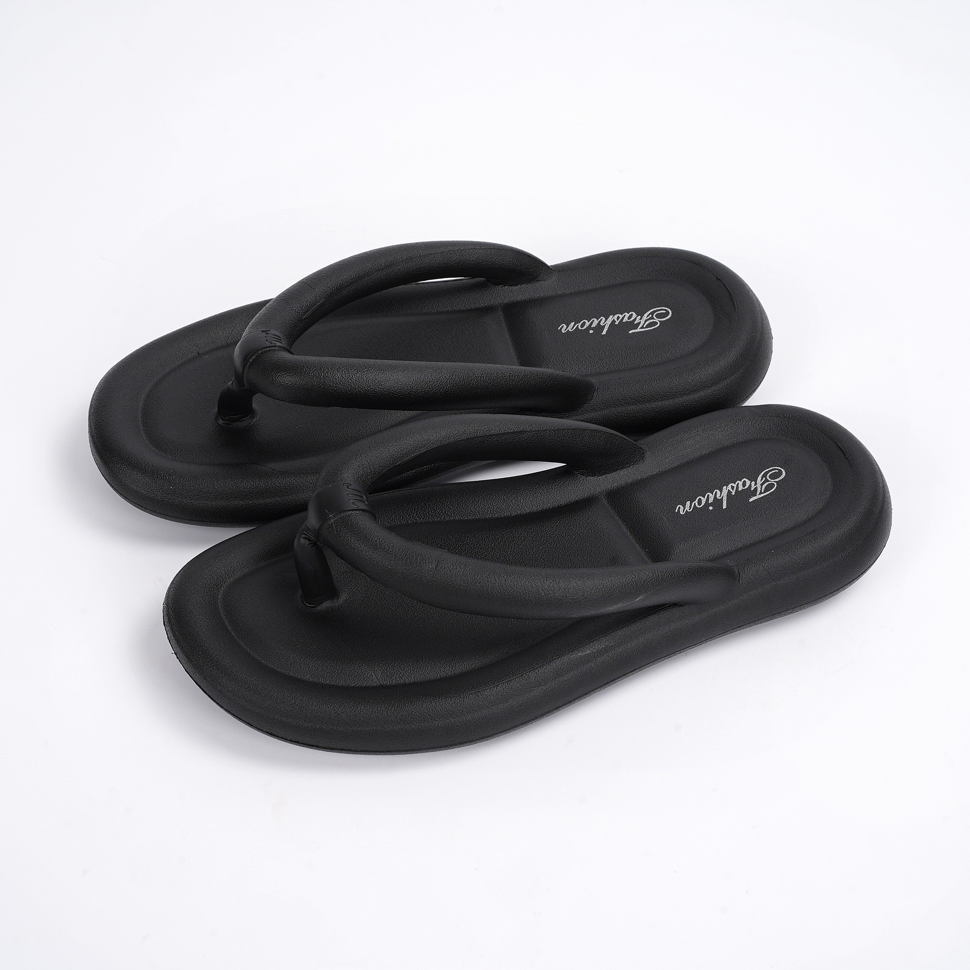 EVA Rubber And Plastic Stepping On Shit Touching Flip-Flops Casual Ladies Beach Flip-Flops For Outer Wear image 4