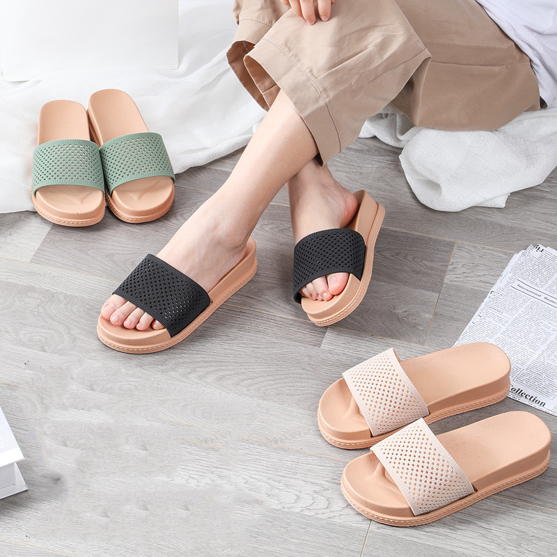 Roman Sandals Women's Summer Outdoor Slippers Women Wear Flat Bottom With Thick Bottom Slippers