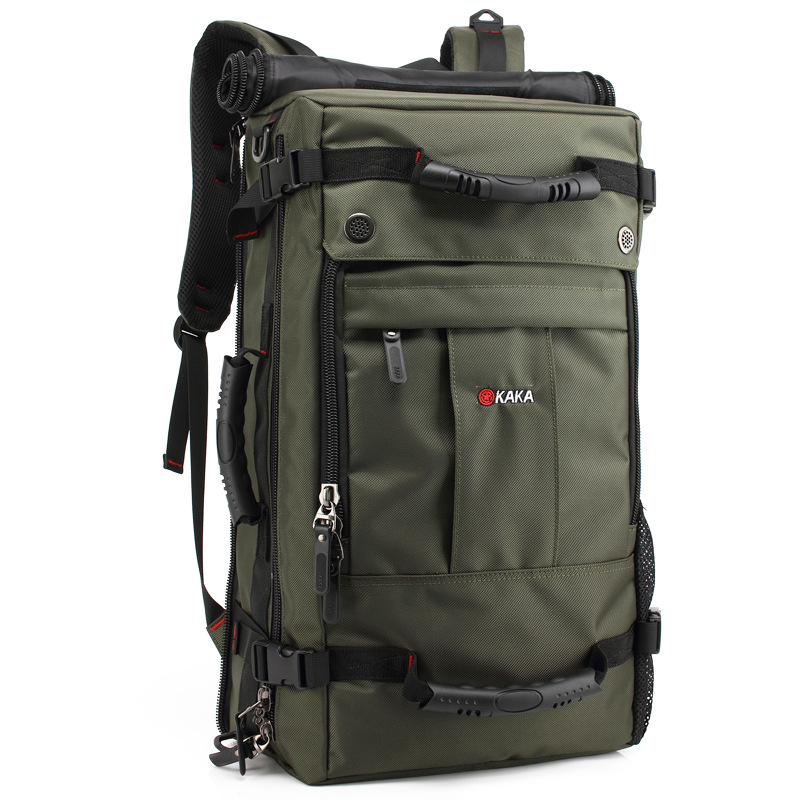 Large Capacity Backpack Men's Travel Bag Casual Backpack Three Use Student Computer With Lock