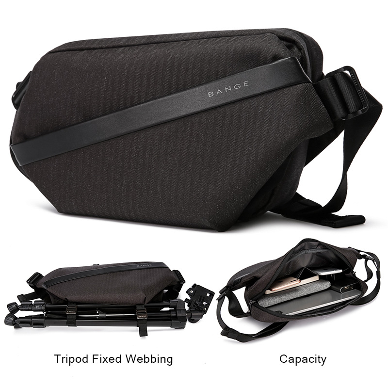 Men's Shoulder Chest Bag Korean Version Of The Trend Brand Riding Messenger Bag Casual Men's Chest