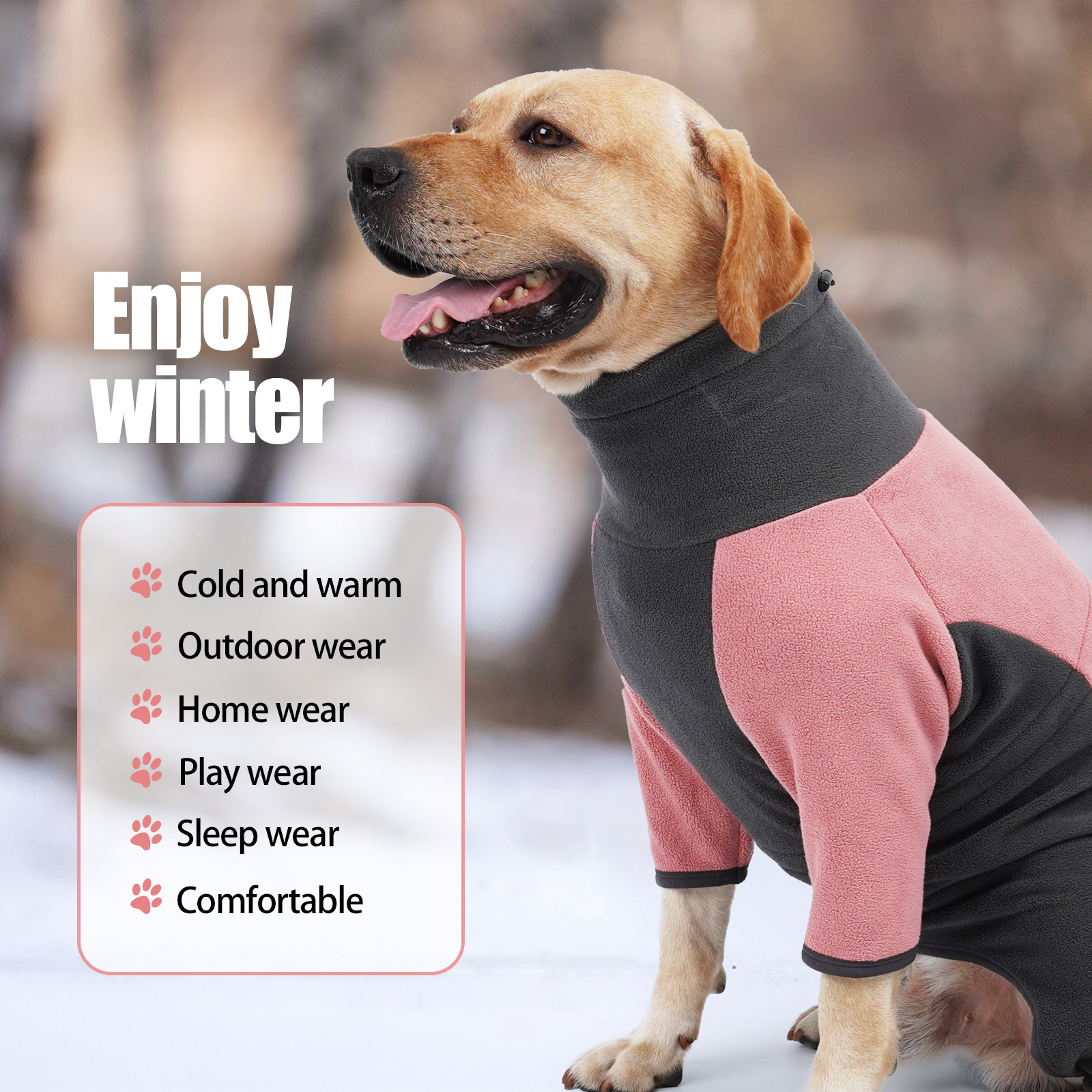 Dog Clothes Four-legged Cotton Clothes Dog Winter Pet Supplies