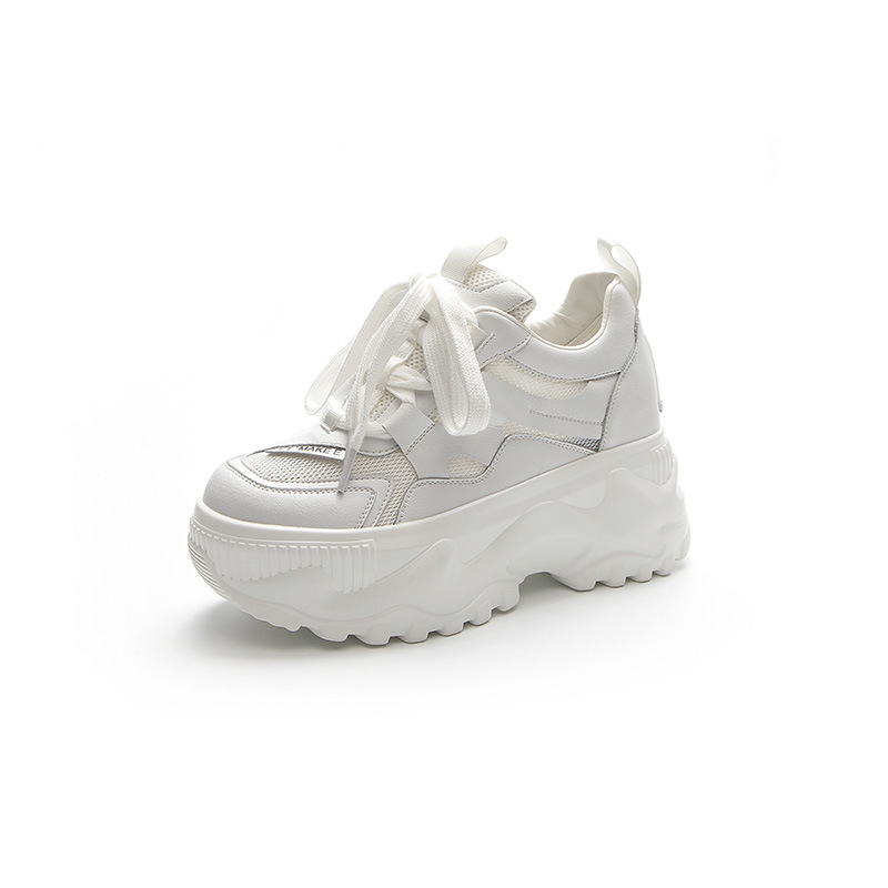 Thick-Soled Women's Spring And Summer Ins Trend 8cm Heightened Casual Sports Shoes image 6