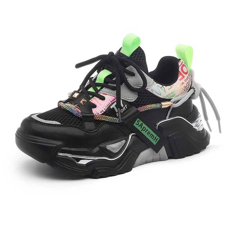 Casual Sports Shoes Women's All-Match Small White Shoes Summer Leather Trendy Shoes image 6