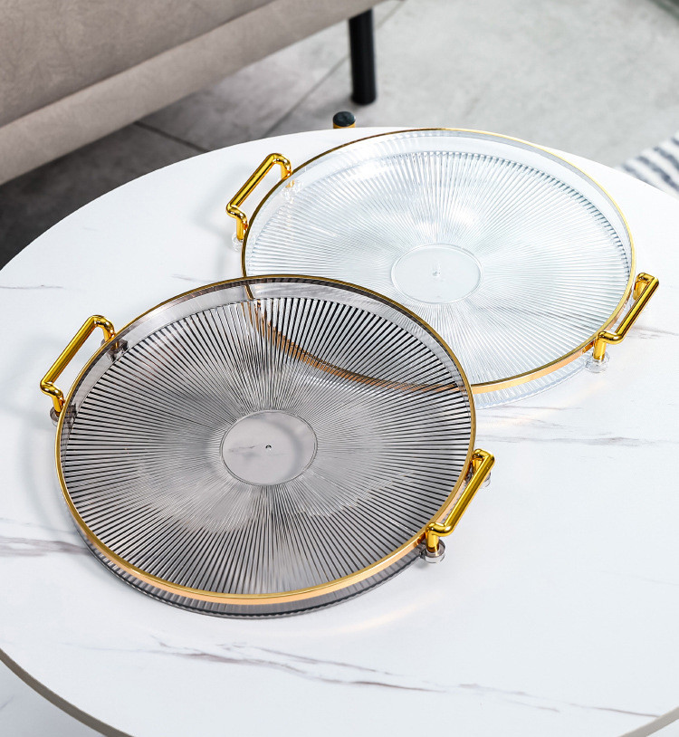 Round Binaural Plastic Tray